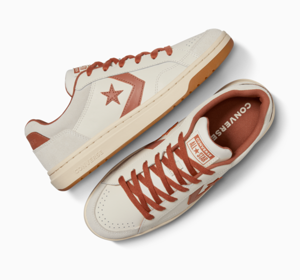 Pro Blaze Classic Leather and Suede Egret Converse - obrazek 4